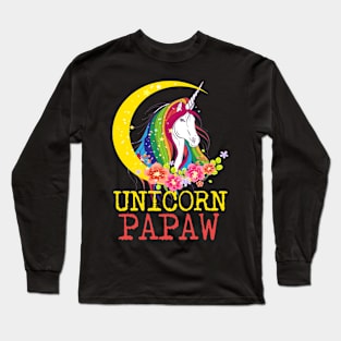 Unicorn Papaw Long Sleeve T-Shirt